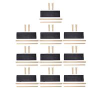 Fdit Kit de Cadres et de Fondations de Ruche 10 Pièces, Cadres D'abeilles en Bois de Pin avec Feuilles de Fondation Enduites de Cire D'abeille pour L'apiculture