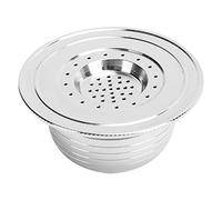 Fdit Kit de Capsules de café en Acier Inoxydable avec Cuillère et Brosse, Tasse Filtrante Réutilisable pour Machines, Idéal pour les Amateurs de café, Matériau de qualité Alimentaire