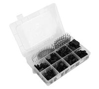 Fdit Kit de Connecteurs à Broches SM 560 PCS, 2,5 mm, Cuivre et Plastique, Connecteurs Électriques Mâle et Femelle avec Boîte de Rangement