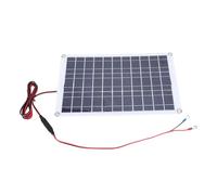 Fdit Kit de Contrôleur de Panneau Solaire 40 W, Panneau Solaire Monocristallin avec Contrôleur MPPT Intelligent pour Camping-car, Remorque, Tracteur, Bateau, Camion, Système de