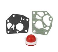 Fdit Kit de Diaphragme de Carburateur et D'amorce pour et Stratton 795083 495770, Ensemble de Joints et D'ampoule D'amorce pour la Réparation de Petits Moteurs, Pièce de Tondeuse à