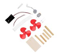 Fdit Kit de Générateur éolien à Monter Soi-même, Jouet éducatif pour Enfants, Modèle de Générateur 1,5 V en Bois, Projet Scientifique Pratique pour Enfants.