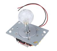 Fdit Kit de Joystick, Réponse Sensible à Plusieurs Couleurs Contrôleur de Jeu D'éclairage avec des Ressorts Solides pour les Arcades Fighting Claw Machine