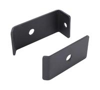 Fdit Kit de Montage de Panneau en Treillis, Fixations de Clôture, Kit de Montage de Grille, Ensemble de Supports en Acier au Carbone Robuste pour Fixer des Panneaux en Treillis aux