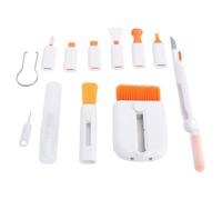 Fdit Kit de Nettoyage de Clavier, Nettoyeur D'écran D'ordinateur Portable Multifonctionnel Portable pour PC, Appareils électroniques, Tablettes, écouteurs - Ensemble Complet D'outils de Nettoyage