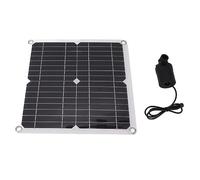 Fdit Kit de Pompes à Eau Solaires, Panneau Solaire Monocristallin 50W avec Pompe de Fontaine 22W DC12V et Boîtier de Batterie pour étang de Jardin Extérieur