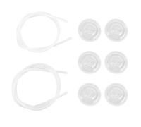 Fdit Kit de Protection de Remplacement pour Tire-lait Portable avec Tubes Longs, adapté aux S9/S10//S12/S12A/S13/S15, 6 Protections, 2 Tubes de Remplacement pour les Mères Qui Travaillent