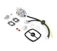 Fdit Kit de Réparation de Reconstruction de Carburateur, Accessoire de Kit de Carburateur en Aluminium pour Taille-haie Echo HC1500 12520005962 pour Zama C1U