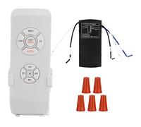 Fdit Kit de Télécommande de Lampe de Ventilateur de Plafond, Interrupteur de SynchronisationFil, Contrôle Intelligent, 3 Vitesses de Vent, Boutons Durables, Matériau PC