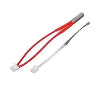 Fdit Kit de Thermistance à Tube Chauffant 24V 40W 100K 3950B, pour Sermoon V1 V1 Pro, adapté au PLA ABS PETG, Matériau Métallique