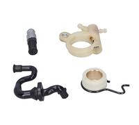 Fdit Kit D'engrenage à Vis sans Fin de Filtre de Tuyau de Pompe à Huile, Pièce de Rechange en Silicone ABS pour Tronçonneuse MS251 MS231 MS231C MS251C, avec Finition Soignée et