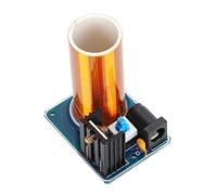 Fdit Kit Mini Coil avec Lumière LED, Outil de Bricolage pour la Transmission D'énergie sans Fil, Idéal pour Les Amateurs de Sciences, 9-12V Tension D'entrée