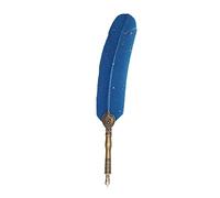 Fdit Kits de Calligraphie pour Adultes, Ensemble de Stylos de Calligraphie avec Pointe Plate de 1 à 5 Mm, Coffret Cadeau avec Motifs Sculptés Exquis, Stylo Plume en Acier Inoxydable (paon bleu)