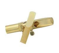 Fdit LADE 10Pcs Anches en Bambou de Qualité Force 2.5 pour Saxophone Alto BE, Surface Lisse et Délicate, Pratique pour les Musiciens et les Artistes, Env. 2,7 * 0,6 Pouces