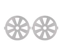 Fdit Lames de Hachoir à Viande, Lames et Plaques de Rechange en Acier Inoxydable pour Hachoirs de Type 5# et B, Efficaces pour Hacher les Légumes, L'ail (Couteau à mailles en forme d'éventail de 7