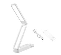 Fdit Lampe de bureau, 3 températures de couleur, fonction de gradation tactile, lampe de table rechargeable, télécommande pliable, lumière douce pour la maison et le bureau (947 modèles rechargeables