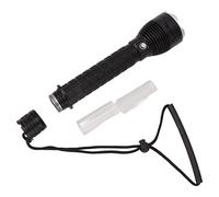 Fdit Lampe de Poche Sous-marine Professionnelle 26650 Lampe de Poche en Alliage d'aluminium de Plongée au Lithium au Lithium pour l'aventure