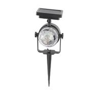 Fdit Lampe de Projecteur de Projecteur de Fée Rotative à LED, à énergie Solaire, étanche, Idéale pour la Fête de Noël