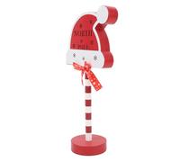 Fdit Lampe de Table Décorative Northern, Fonctionnant sur Piles, Lumière Chaude, Conception de Taille Compacte pour la Décoration Intérieure, Matériau en Bois Composite