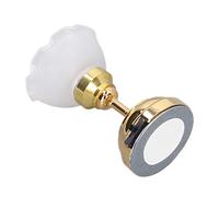 Fdit Lampe Dôme LED en Forme de Fleur pour Maison de Poupée, pour Une Décoration Exquise dans Une Maison de Poupée Miniature à L'échelle 1/12, Lampe Vintage sans Fil pour Bricolage, Travail de Rêve,