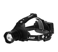 Fdit Lampe Frontale XHP70, Lampe Frontale LED Réglable à 5 Niveaux de luminosité avec Zoom Télescopique et Chargement USB, pour la Pêche en Plein Air, le Camping, la Randonnée