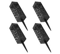 Fdit Lampes de Jardin à énergie Solaire, étanches, avec Panneau Solaire Polycristallin, Batterie Rechargeable, pour Allée, Pelouse, Cour, Patio, Décoration Paysagère