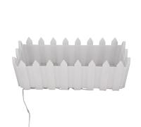 Fdit Le Planteur LED RVB à énergie Solaire Allume Le Pot 8 Modes IP55 Pot de Plante étanche à la Pluie pour la Décoration de Porche