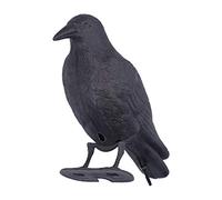 Fdit Les Cultures de Chasse de Statue de Corbeau en Plastique de Simulation protègent l'outil de leurres d'appât pour la décoration de Jardin extérieur