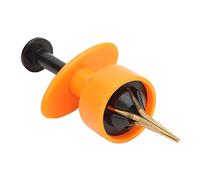 Fdit Leurres appâts clipsables, clip de ver de terre, 4 griffes, antirouille, portable, appât rapide avec élastiques pour eau salée (jaune)