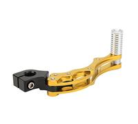Fdit Levier de Démarrage de Rechange en Alliage D'aluminium, Démarreur Universel pour Moto avec Tige de Montage, Installation Directe pour des Performances Améliorées du Moteur (jaune doré)