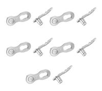 Fdit Lien de Chaîne de Vélo Résistant à la Corrosion, Maillon Manquant en Acier à Dégagement Rapide pour Cyclistes, 5 Paires (10 vitesses)