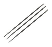 Fdit Lime de Scie à Chaîne de 5,2 Mm, 3 Pièces de Limes de Scie à Chaîne Rondes, Affûteuse de Classement, Kit D'accessoires Professionnels pour Le Travail du Bois, Longueur de 7,9