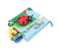Fdit Livre Interactif en Tissu Doux avec Un Matériau Doux pour L'apprentissage Précoce des Nourrissons, Léger et Portable pour Une Utilisation en Déplacement