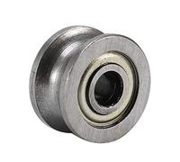 Fdit Long Service Life 10 STCS U Groove Kogellagergides Poelie pour le Système de Mouvement Linéaire pour la Voie Ferrée 4 * 13 * 7 Mm pour les Constructions Adaptées