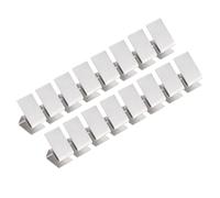 Fdit Lot de 16 Clips de Fenêtre Anti-ouragan Réutilisables en Acier Inoxydable pour contreplaqué de 1/2 Pouce D'épaisseur, avec Poignées et Vis, pour la Protection des Fenêtres par (Brun Clair)