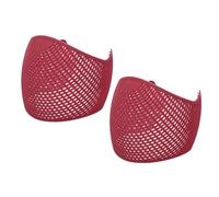 Fdit Lot de 2 Bandes de Préhension pour Cheveux Hijab, Bandeau élastique Antidérapant, Léger et Respirant, Casquette Couronne Hijab pour Filles et Femmes, Entraînement Sportif Quotidien (Rouge foncé)