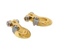 Fdit Lot de 2 crochets de remorque RC en métal - Durable - En alliage d'aluminium - Structure fixe pour voitures RC 1/10 - Doré