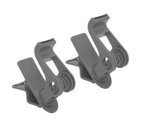 Fdit Lot de 2 Distributeurs de Ruban Adhésif D'emballage, Pinces de Table, Support de Ruban Adhésif Antidérapant avec Rotative à 360 Degrés pour la Maison, L'école, le Bureau, (GREY)