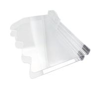 Fdit Lot de 2 Séparateurs D'étagères Transparents, Antidérapants, Séparateurs de Placard Réglables pour L'organisation du Placard, Chambre à Coucher, Bureau