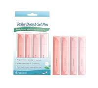 Fdit Lot de 4 Stylos à Colle Double Face, Bâton de Colle à Points Adhésifs Repositionnables, Stylo Inodore à Pointe Fine pour la Maison, le Bureau, L'école, le Bricolage, L'artisanat, (4PCS)