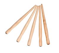 Fdit Lot de 5 stylos à plume robustes et durables - Prise en main confortable pour crayons de bande dessinée, art, peinture, bois de santal (couleur bois d'origine)