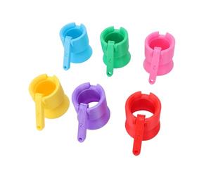 Fdit Lot de 6 Ouvre-bouteilles de Bière, Extracteur de Bouchon à une Main, Outil PLA imprimé en 3D pour Barbecue, Hayon, Fête, Jeu de Nuit, Bureau, Cadeau Amusant, Multicolore