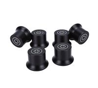 Fdit Lot de 6 Roulettes de Siège de Rechange pour Blaze Elite Pr1000 Motivator 2, Roulettes de Chariot en Caoutchouc pour Siège Coulissant de Salle de Sport à Domicile, Roues de