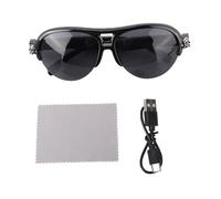 Fdit Lunettes de Soleil Intelligentes, Lunettes de Soleil Bluetooth sans Fil à Commande Tactile avec de Réduction du Bruit pour la Conduite, le Cyclisme, les Activités de Plein Air