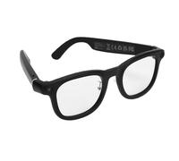 Fdit Lunettes Intelligentes avec Caméra Vidéo 4K, Assistant IA et étui de Chargement 220 MAh pour Le Sport en Extérieur, Les Voyages et Le Quotidien. (Étui de Chargement Noir)