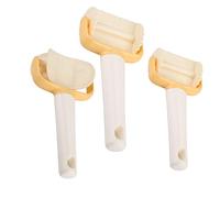 Fdit Machine à Biscuits, biscuits de Forme Ronde, Outils de Décoration de Gâteaux en Plastique avec Poignée Ergonomique pour la Pâtisserie à Domicile (3PCS)