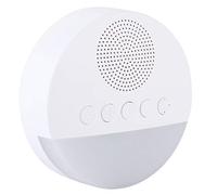 Fdit Machine à Bruit Blanc Portable avec Veilleuse 5 Couleurs et Minuterie pour Aide au Sommeil de bébé, Batterie 15-30 Heures, Lumière Respiratoire, Son Utéro pour Sommeil Réparateur