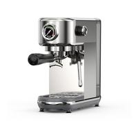 Fdit Machine à café Professionnelle, Machine à Expresso 1,3 L 20 avec Contrôle de Température Réglable et Baguette à Vapeur pour la Préparation du café Barista à Domicile (Prise UE 220V)