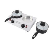 Fdit Machine à Fondre le Chocolat, capacité 2 Kg, Contrôle Manuel de la Température de 30 à 85 °C, avec Cuve Antiadhésive en Aluminium de qualité Alimentaire, pour Faire Fondre (Prise européenne 220