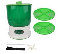 Fdit Machine à germes de soja Kit de Germination de graines de Haute sécurité largement utilisé arroseur à 360 degrés pour Yaourt à germes de soja pour Natto Norme européenne 220V